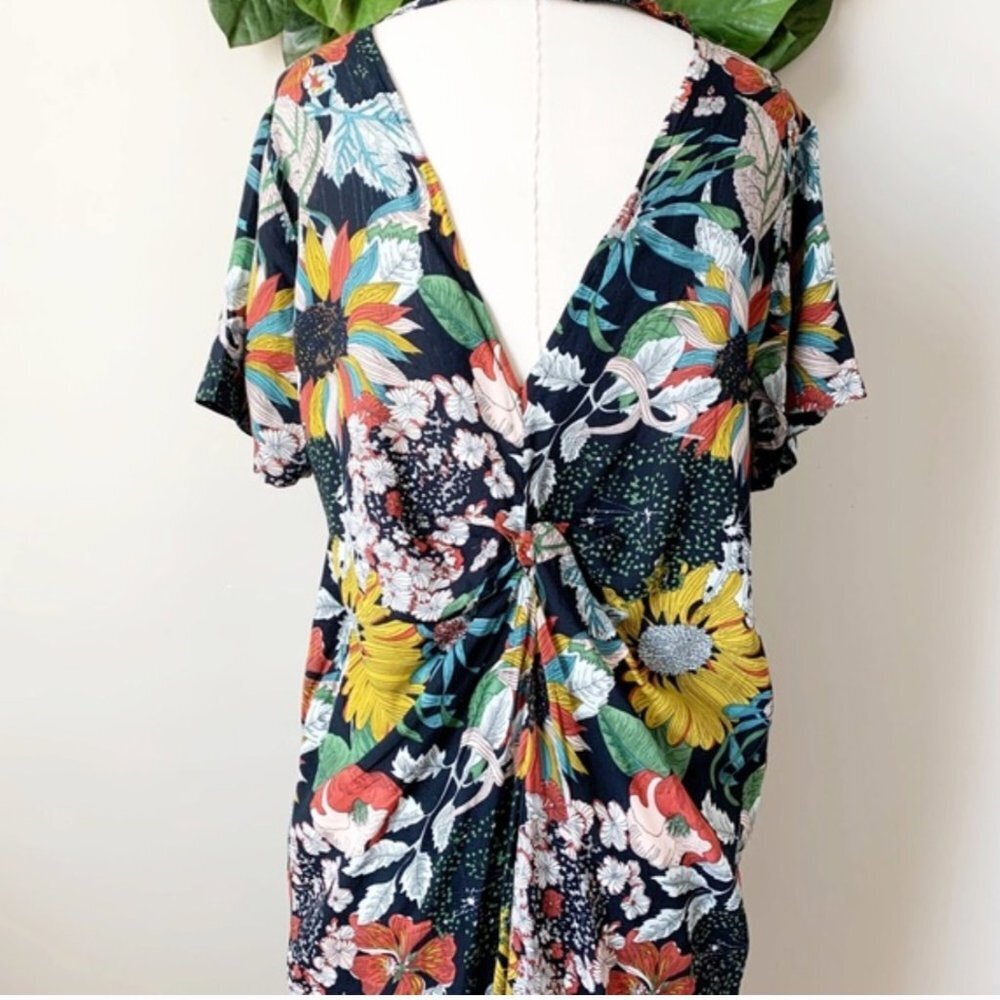 Hayden Floral Midi Dress - Multicolor - Picture 4 of 8